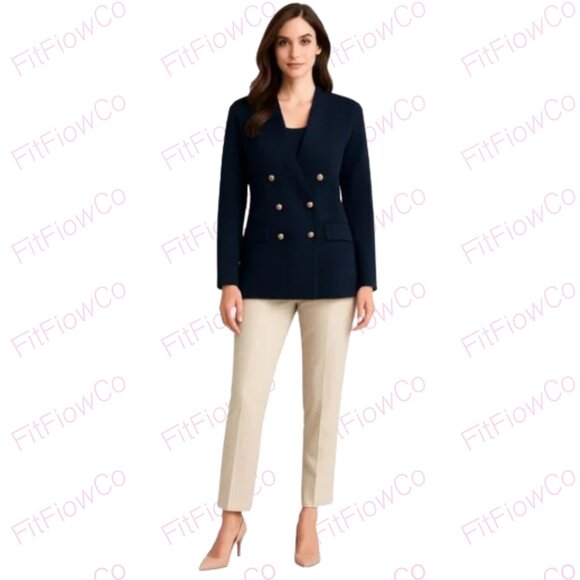 🖤CM⚡ By Design Navy Blazer with Gold Buttons – Size L (EUC) - Picture 1 of 5